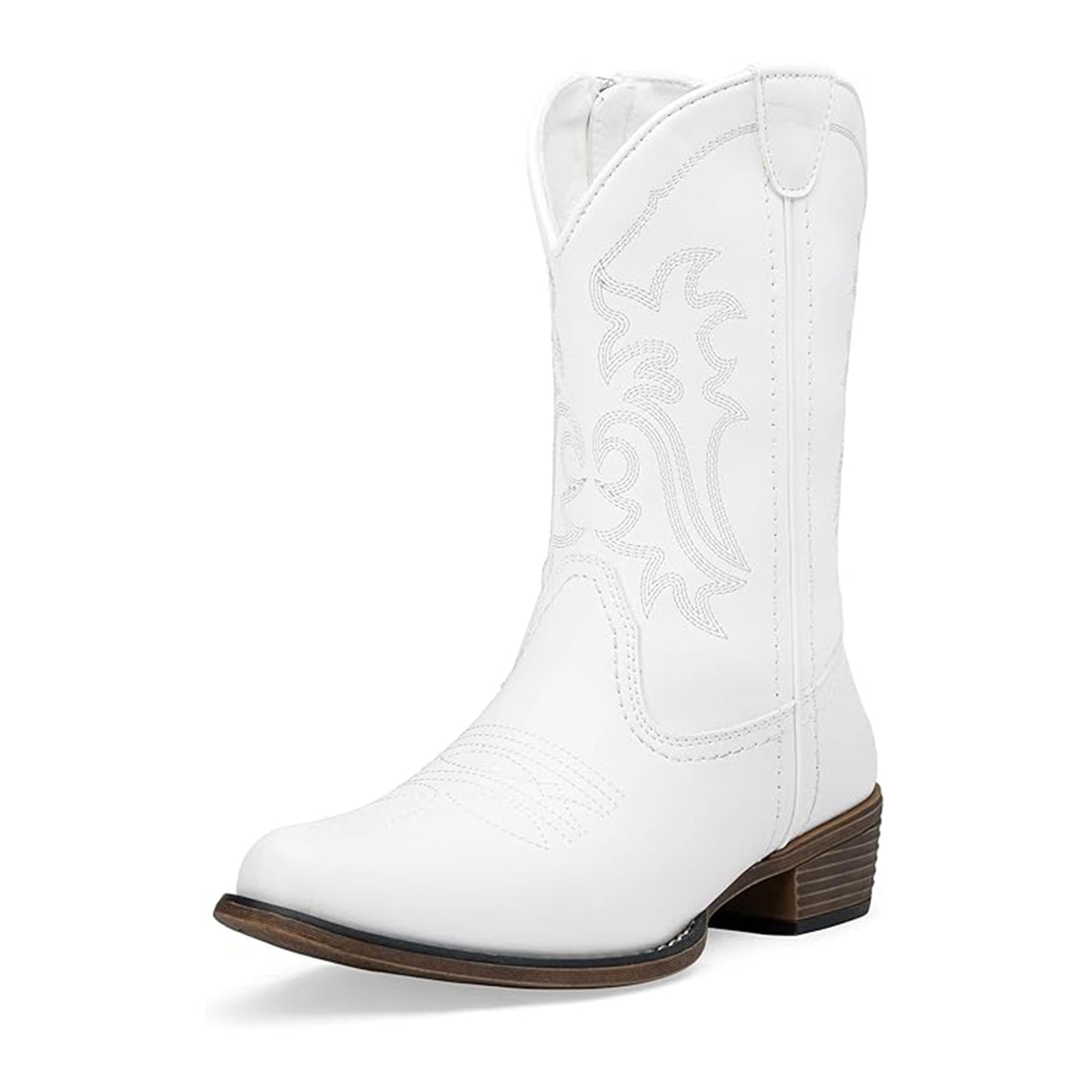 JEOSSY Women's 9806 Cowboy Boots, Western Cowgirl Mid Calf Embroidered Fashion Boots with Inside Zipper