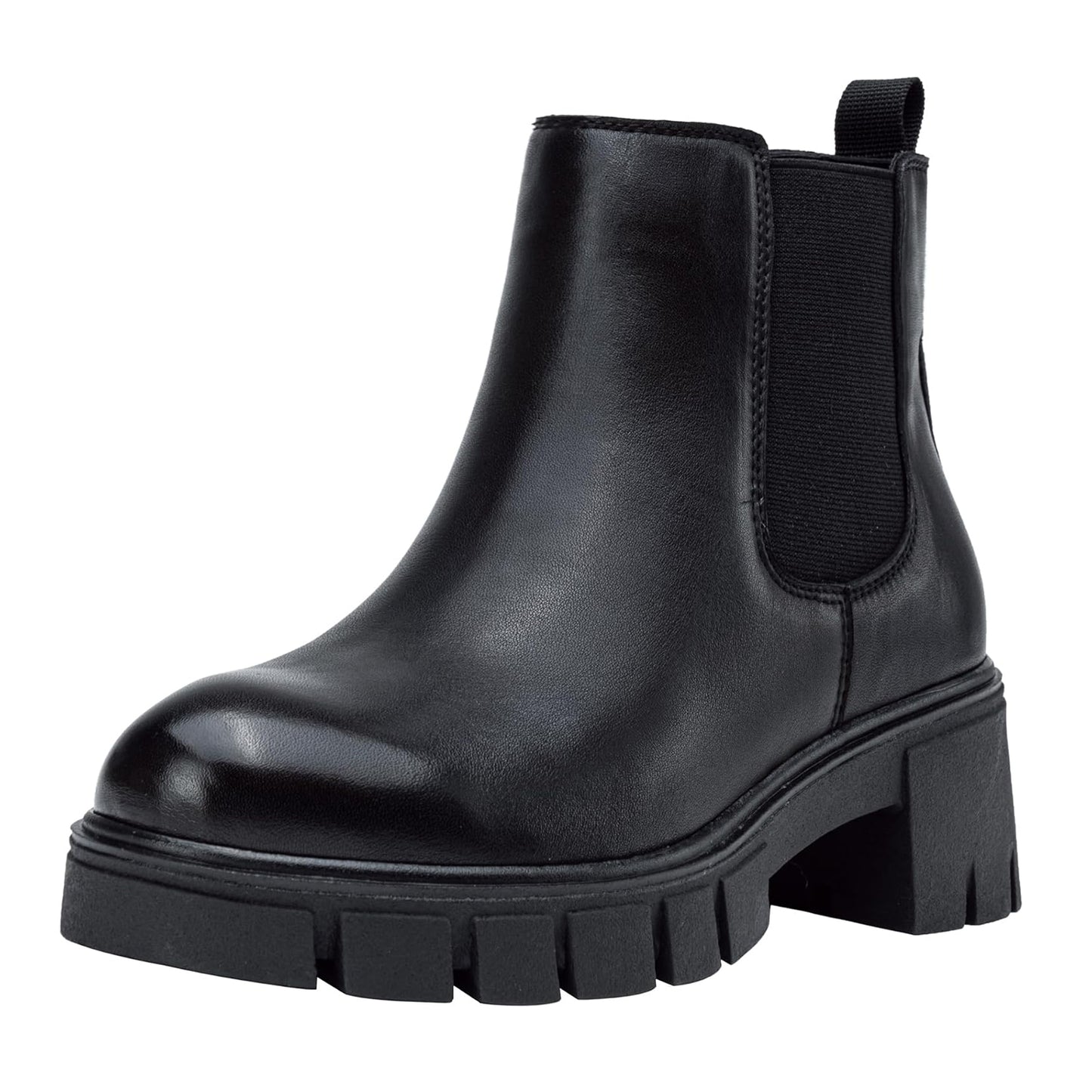 Jeossy Women's Ankle Boots 9606+9606L Chelsea Platform Chucky Heel Booties for Women