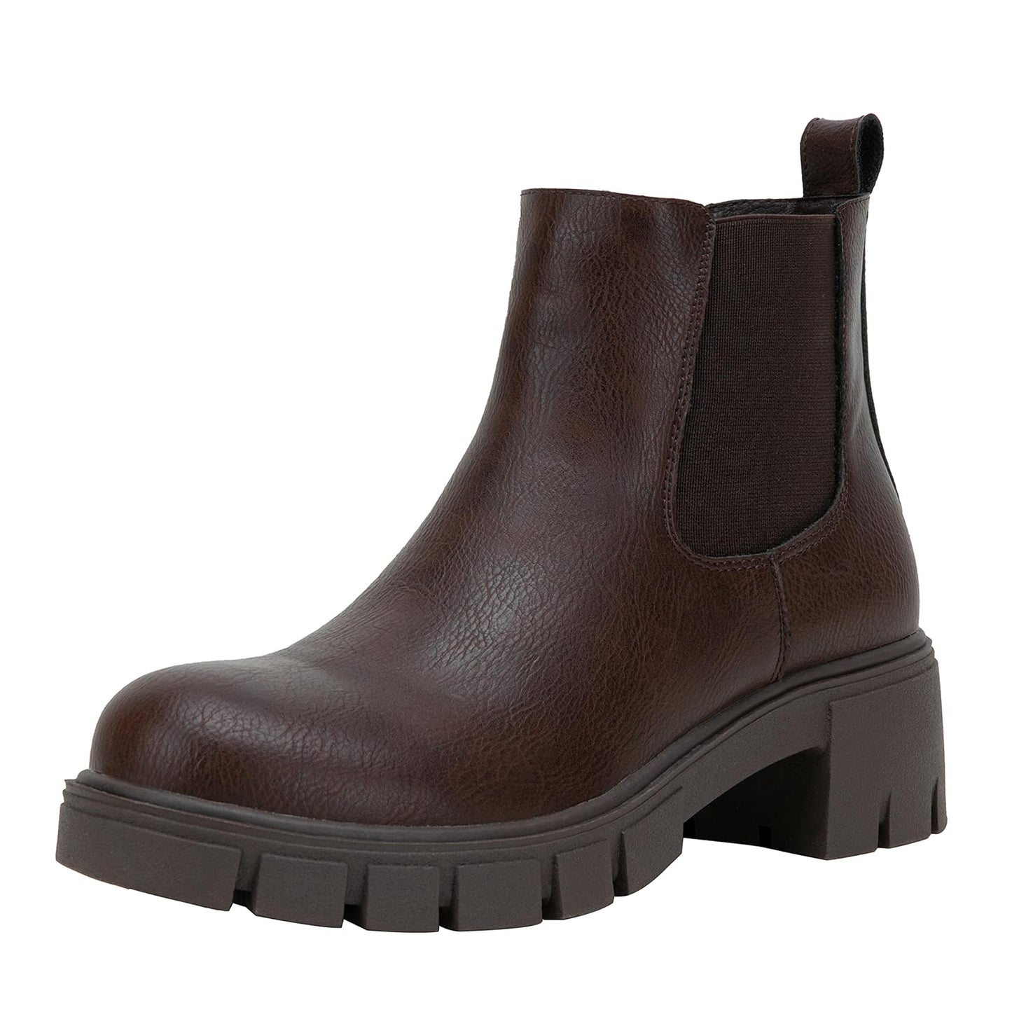 Jeossy Women's Ankle Boots 9606+9606L Chelsea Platform Chucky Heel Booties for Women