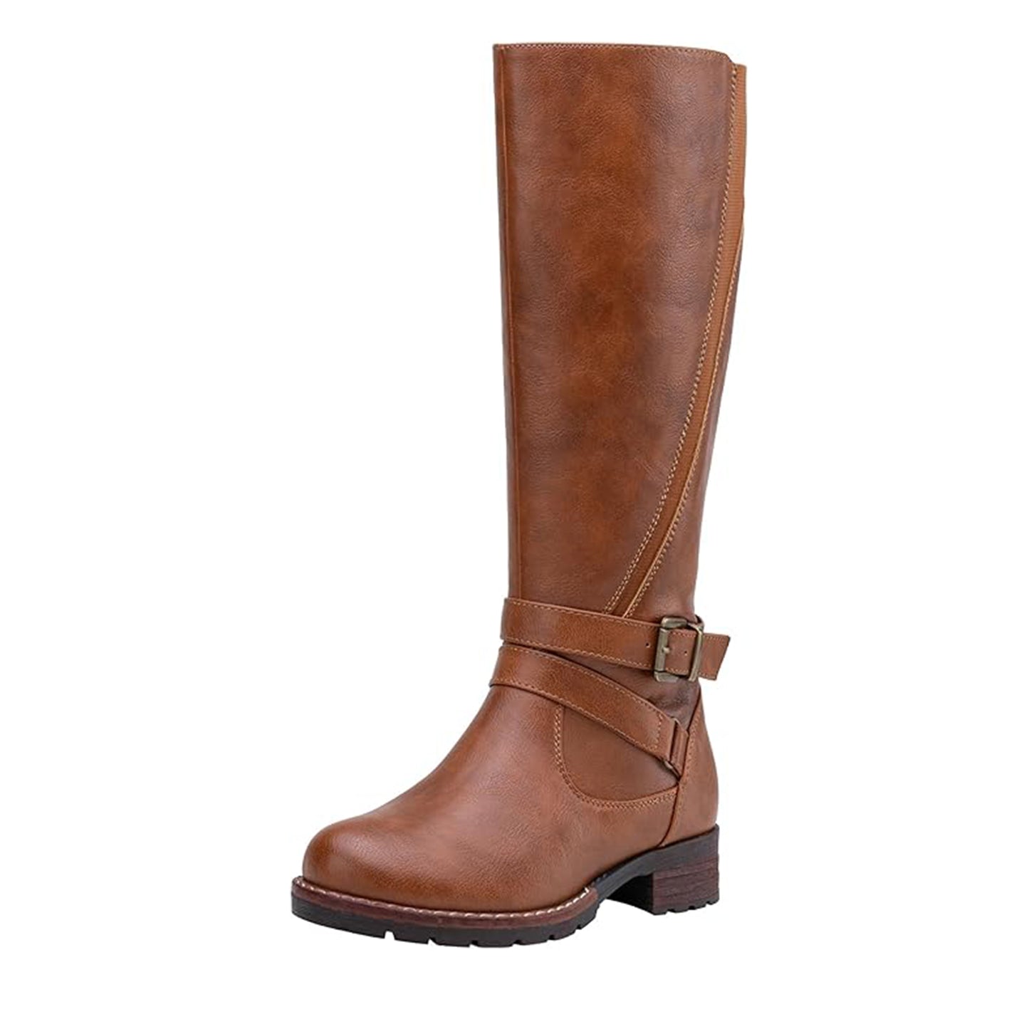 Jeossy Women's 9659 Knee High Boots, Riding Horse Tall Boots with Elastic Band and Side Zipper