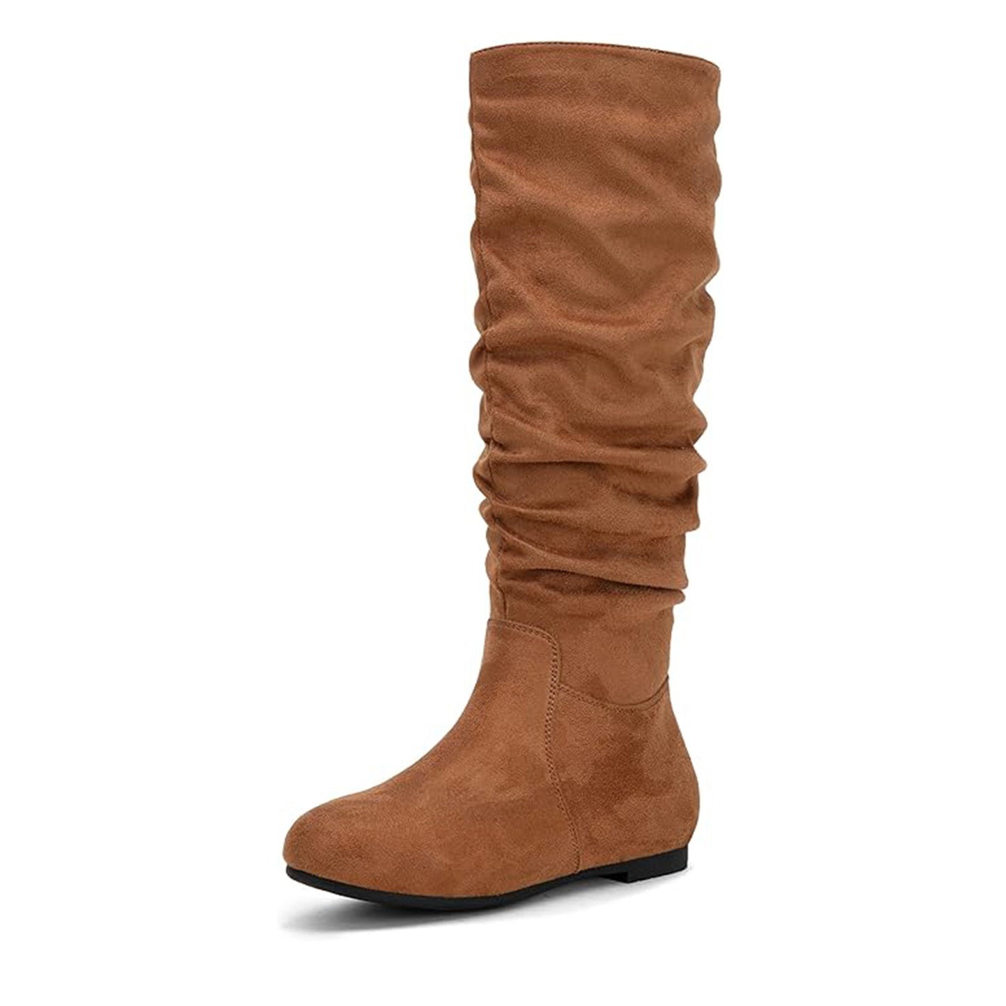 Jeossy Women's 941 Knee High Boots, Falt Slouch Boots, Tall Fall Boots Pull on