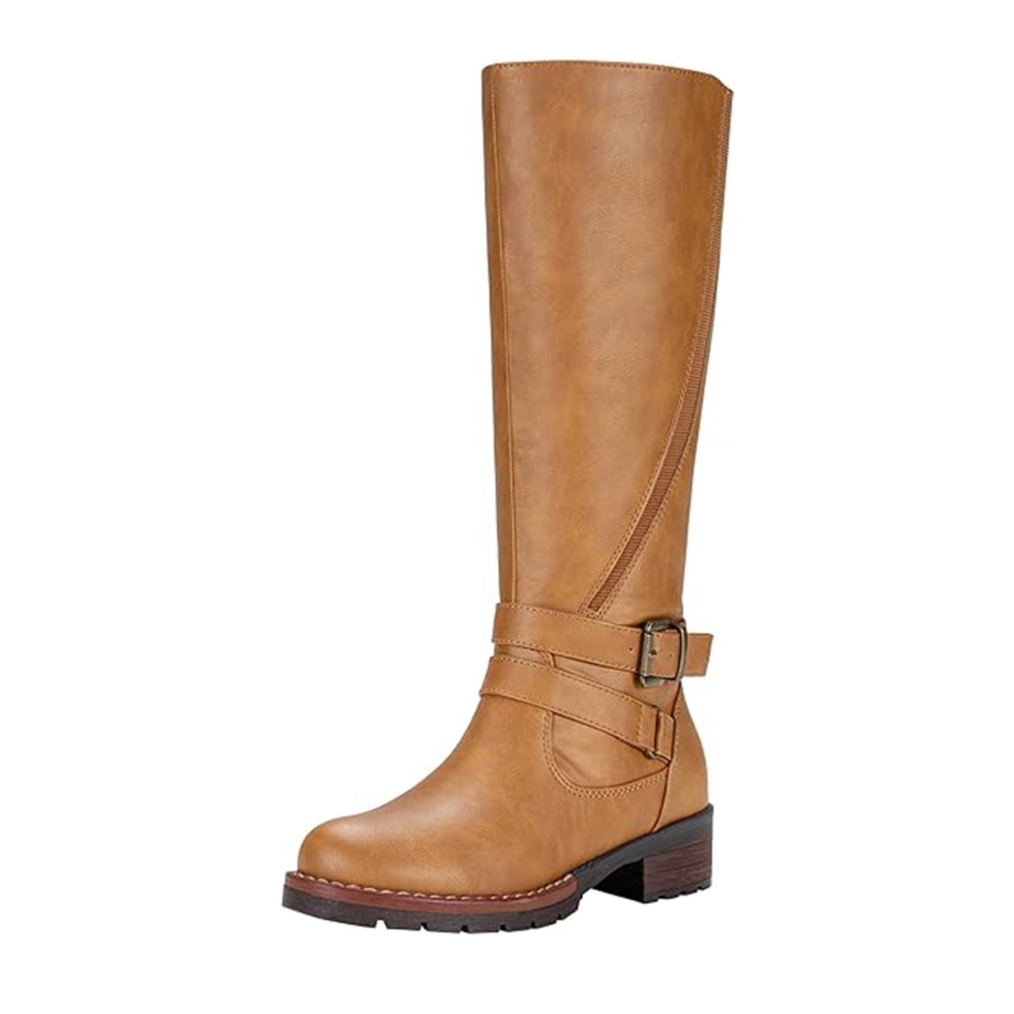Jeossy Women's 9659 Knee High Boots, Riding Horse Tall Boots with Elastic Band and Side Zipper