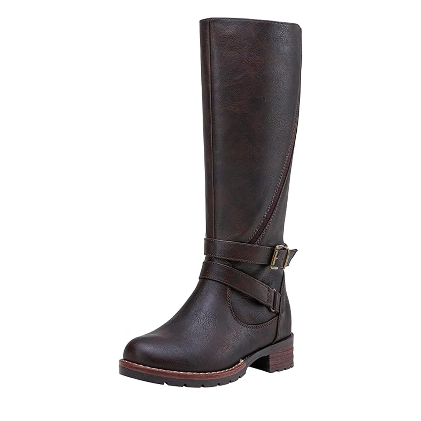Jeossy Women's 9659 Knee High Boots, Riding Horse Tall Boots with Elastic Band and Side Zipper