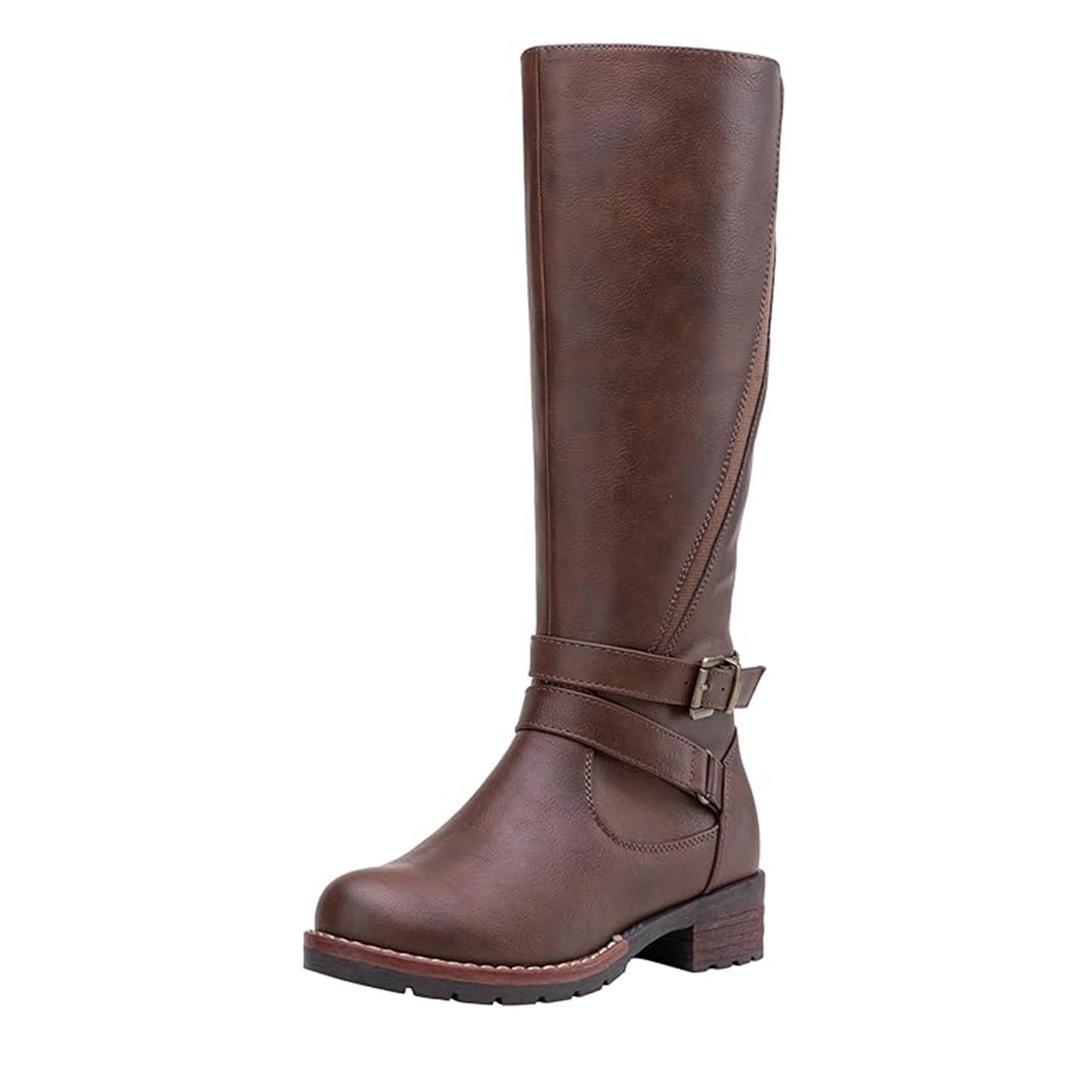 Jeossy Women's 9659 Knee High Boots, Riding Horse Tall Boots with Elastic Band and Side Zipper