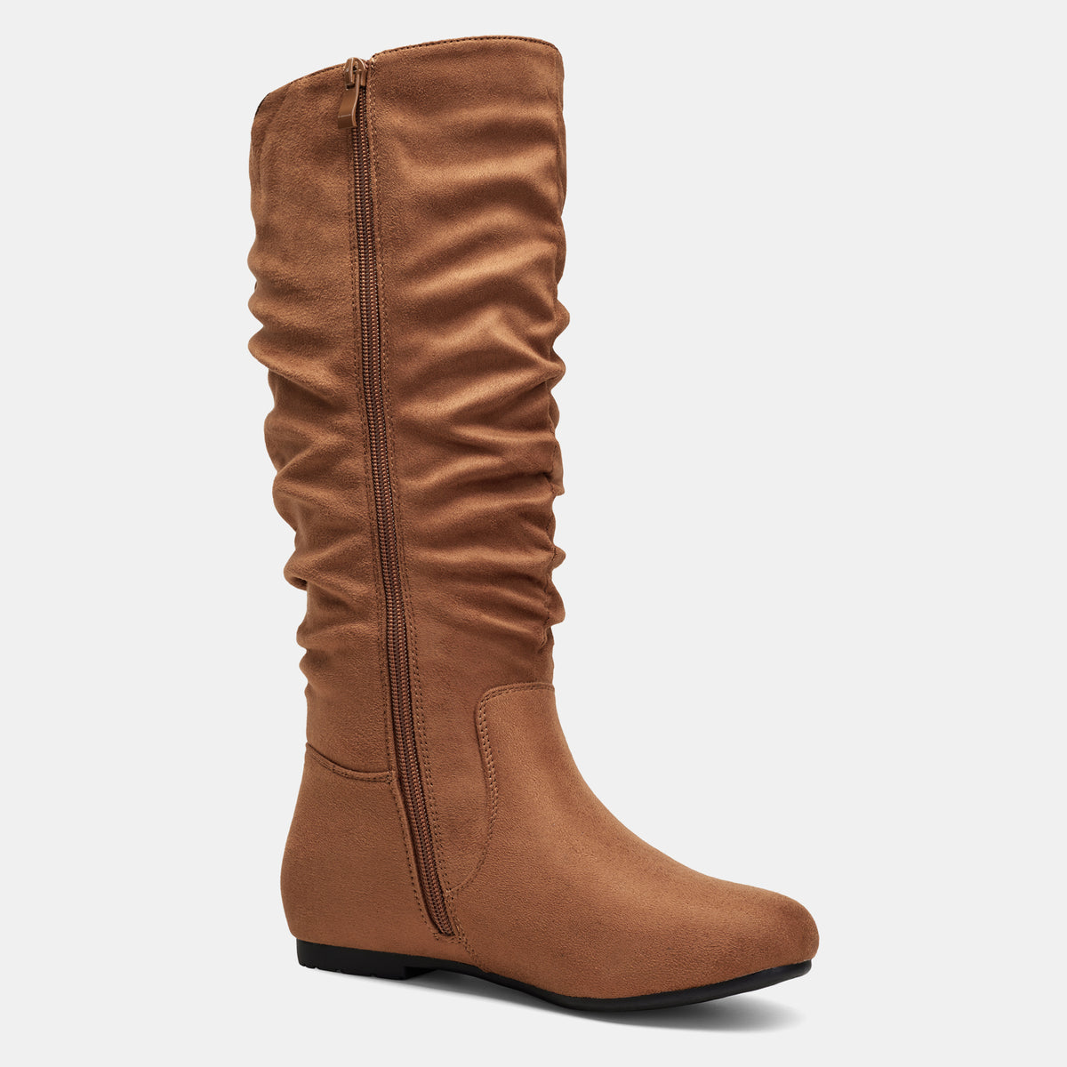 Jeossy Women's 941 Knee High Boots, Falt Slouch Boots, Tall Fall Boots Pull on