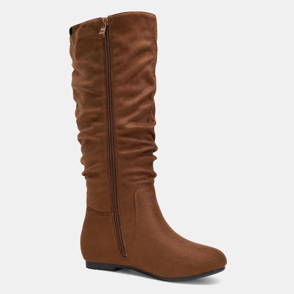 Jeossy Women's 941 Knee High Boots, Falt Slouch Boots, Tall Fall Boots Pull on