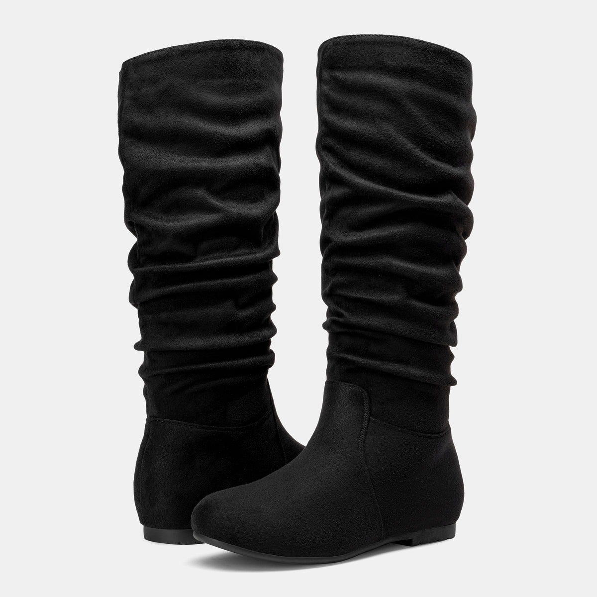 Jeossy Women's 941 Knee High Boots, Falt Slouch Boots, Tall Fall Boots Pull on