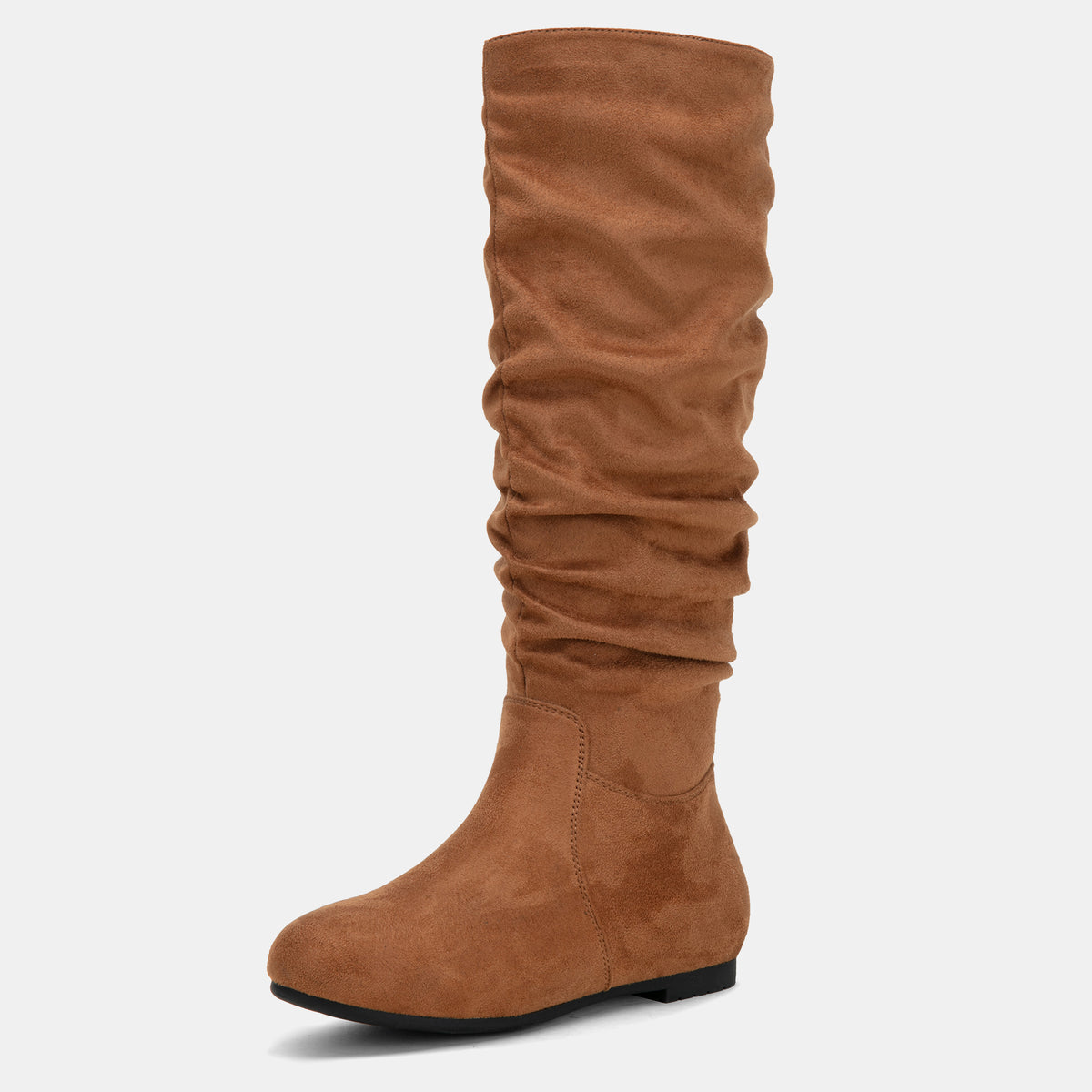 Jeossy Women's 941 Knee High Boots, Falt Slouch Boots, Tall Fall Boots Pull on