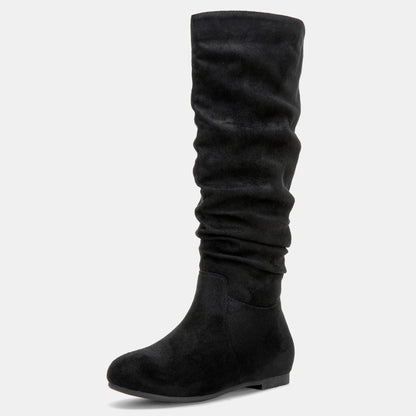Jeossy Women's 941 Knee High Boots, Falt Slouch Boots, Tall Fall Boots Pull on
