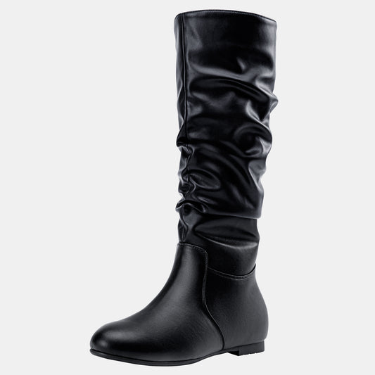 Jeossy Women's 941 Knee High Boots, Falt Slouch Boots, Tall Fall Boots Pull on