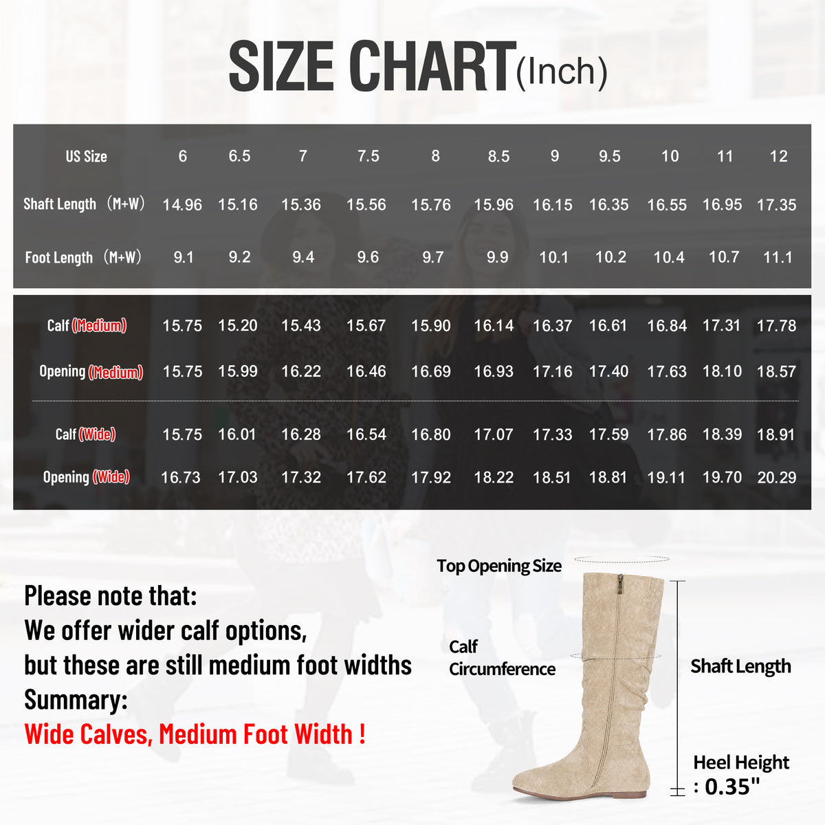 Jeossy Women's 941 Knee High Boots, Falt Slouch Boots, Tall Fall Boots Pull on