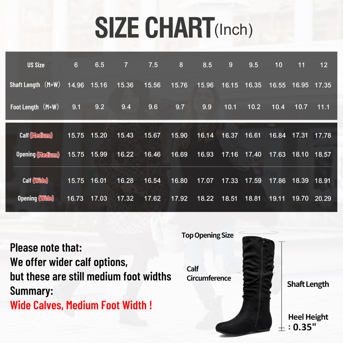 Jeossy Women's 941 Knee High Boots, Falt Slouch Boots, Tall Fall Boots Pull on