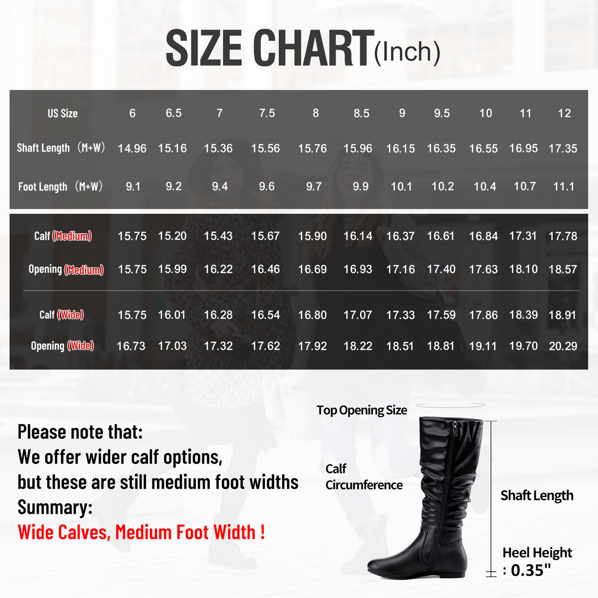 Jeossy Women's 941 Knee High Boots, Falt Slouch Boots, Tall Fall Boots Pull on
