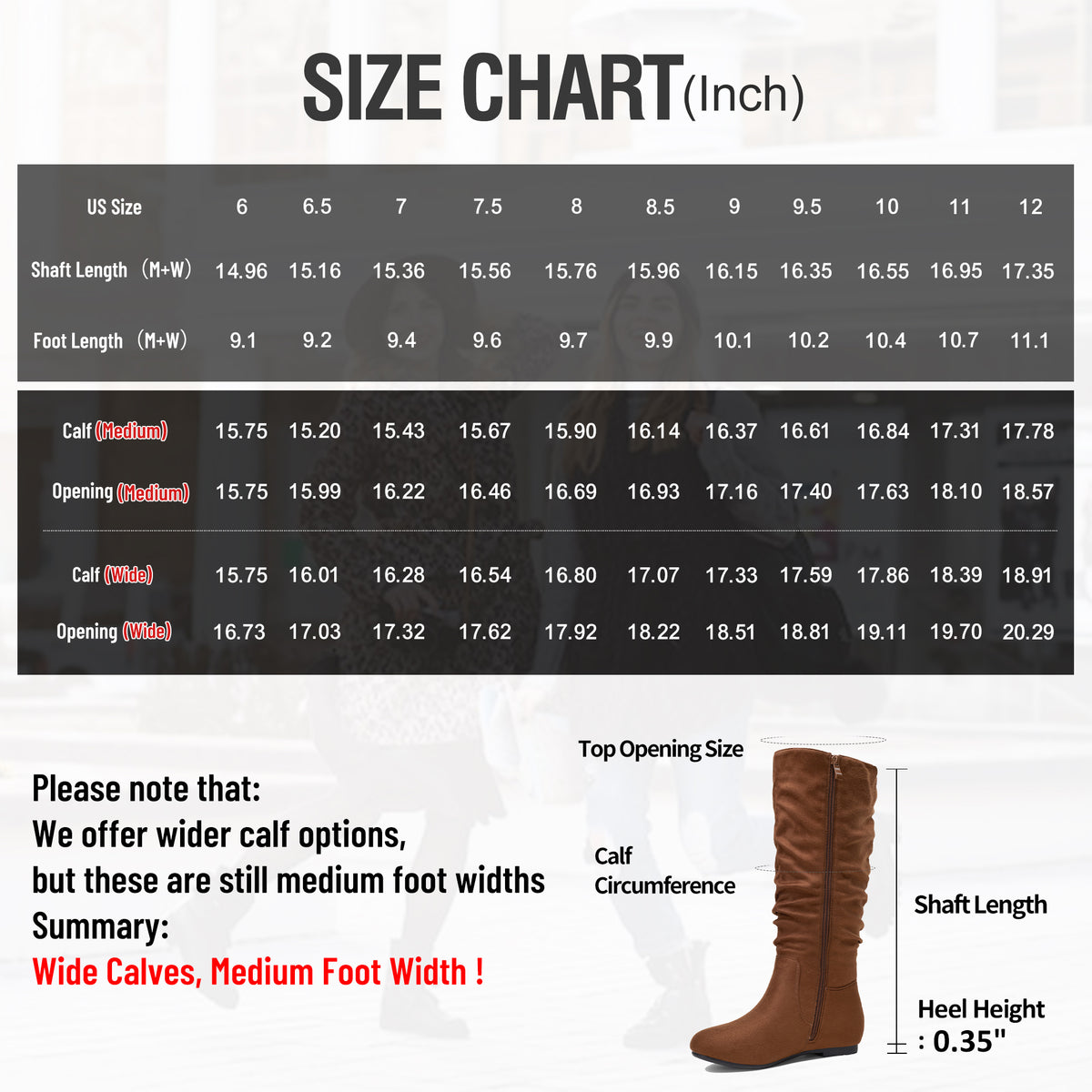 Jeossy Women's 941 Knee High Boots, Falt Slouch Boots, Tall Fall Boots Pull on