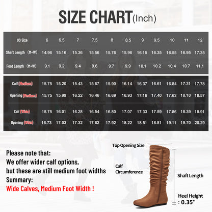 Jeossy Women's 941 Knee High Boots, Falt Slouch Boots, Tall Fall Boots Pull on