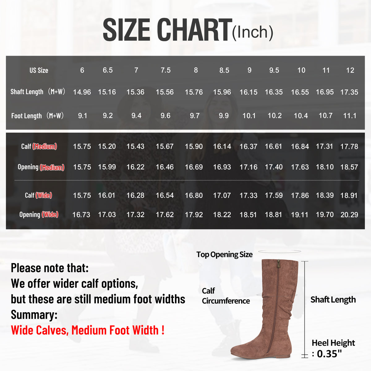 Jeossy Women's 941 Knee High Boots, Falt Slouch Boots, Tall Fall Boots Pull on