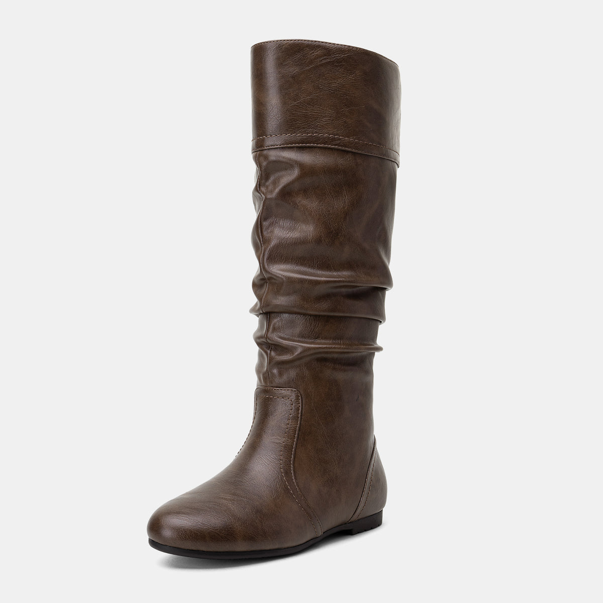 Jeossy Women's 9601+9601W Knee High Boots Tall Slouch Boots with Inside Zipper