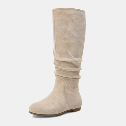Jeossy Women's 941 Knee High Boots, Falt Slouch Boots, Tall Fall Boots Pull on