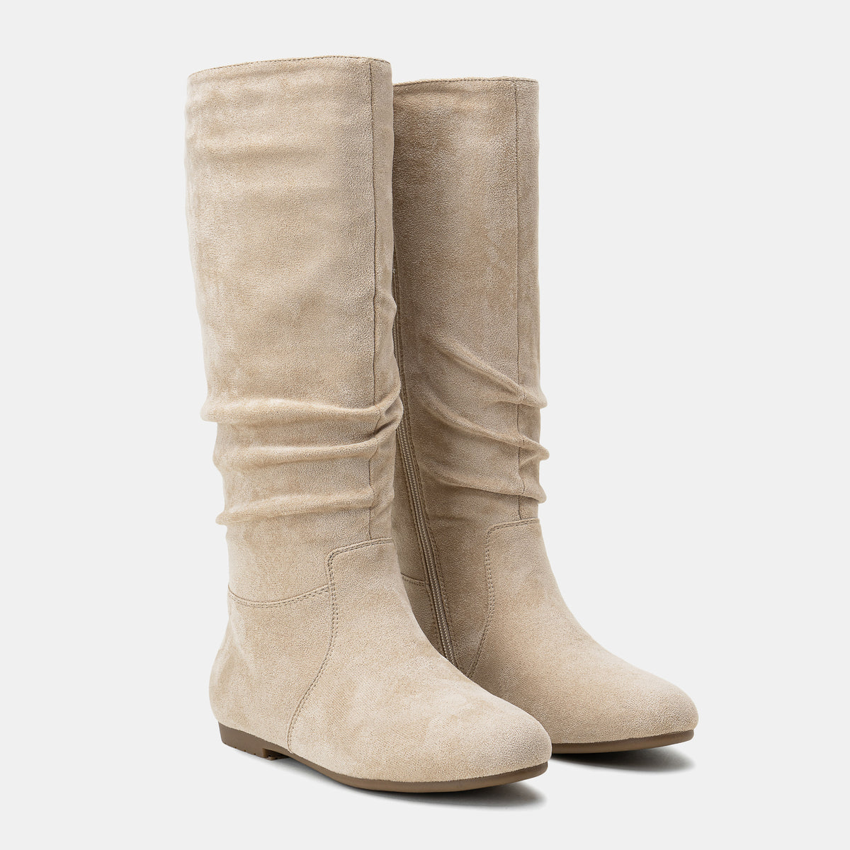 Jeossy Women's 941 Knee High Boots, Falt Slouch Boots, Tall Fall Boots Pull on