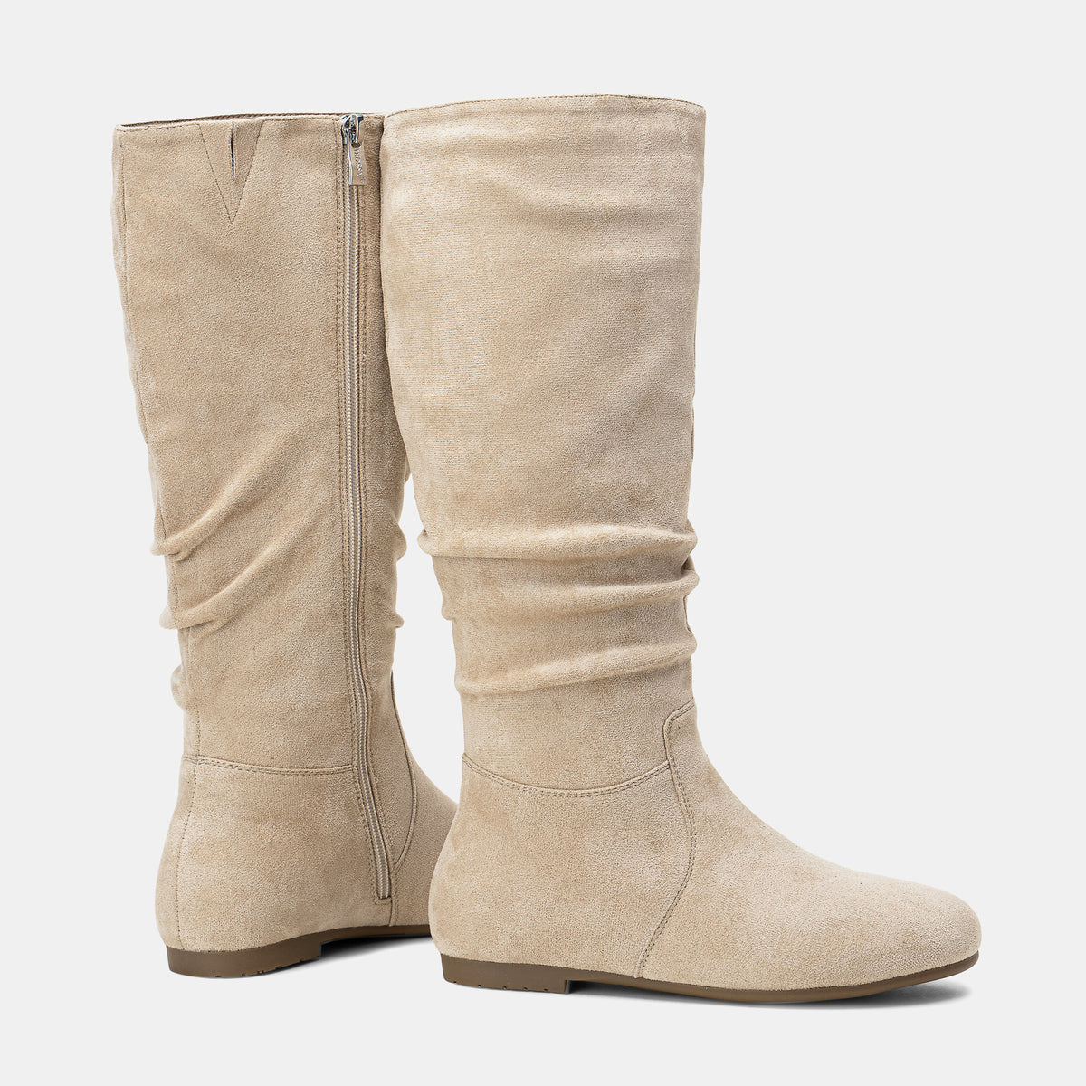 Jeossy Women's 941 Knee High Boots, Falt Slouch Boots, Tall Fall Boots Pull on