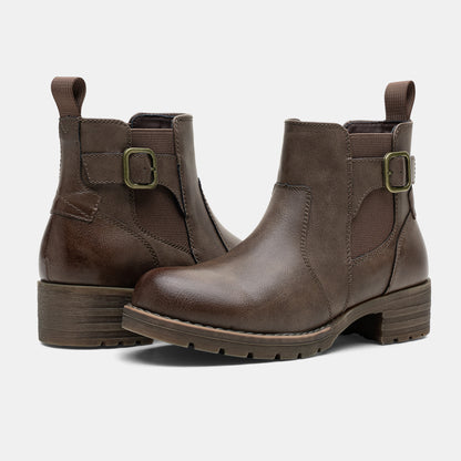 Jeossy 9506 Women's Chelsea Low Heel Ankle Boots