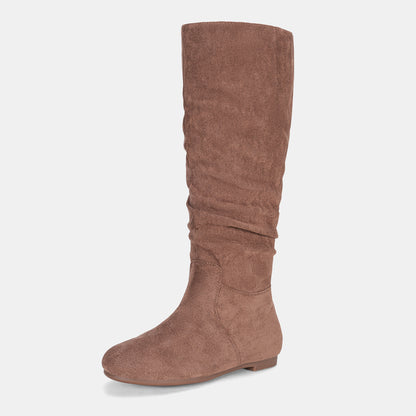 Jeossy Women's 941 Knee High Boots, Falt Slouch Boots, Tall Fall Boots Pull on