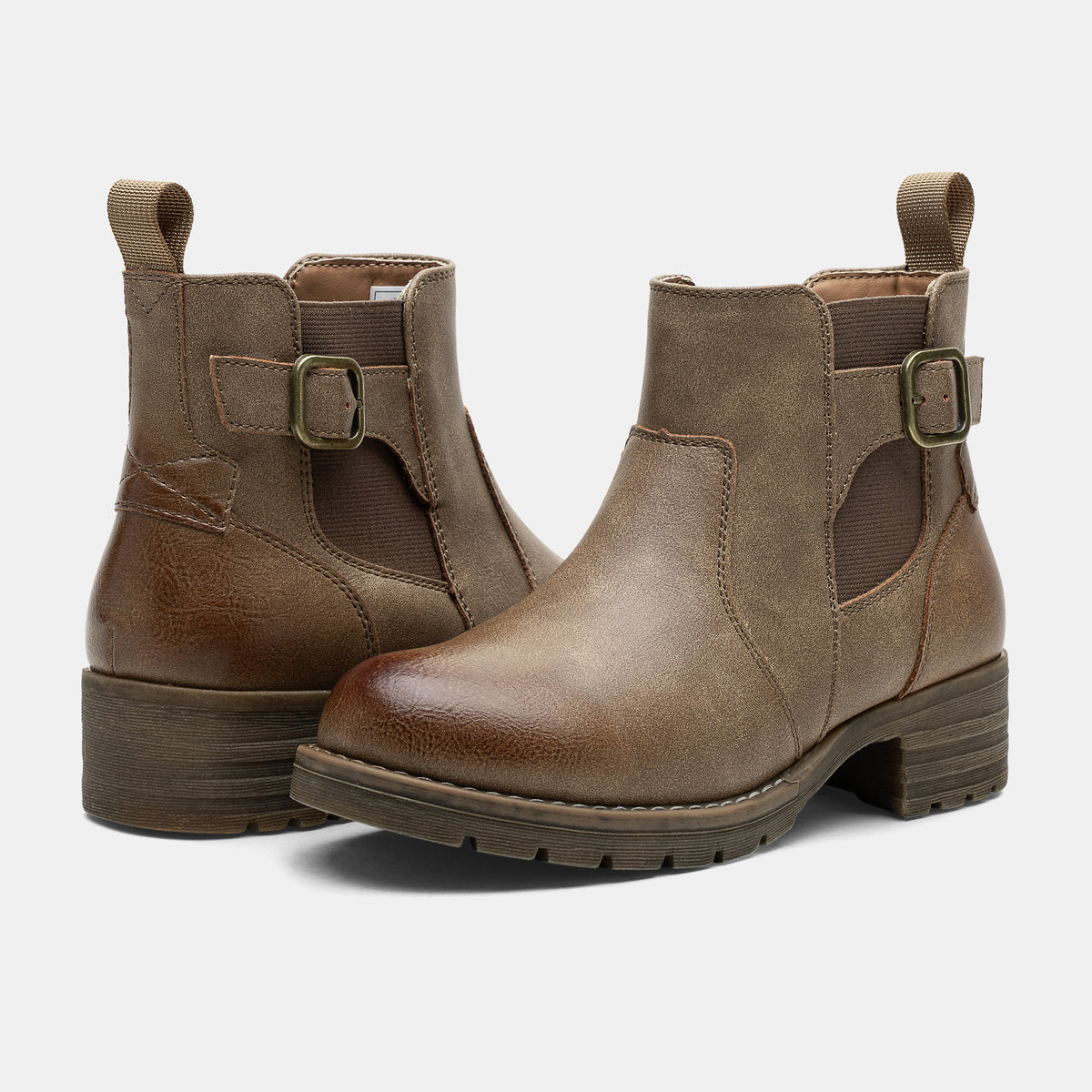 Jeossy 9506 Women's Chelsea Low Heel Ankle Boots