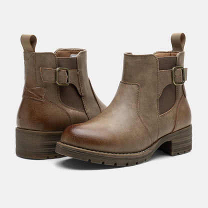 Jeossy 9506 Women's Chelsea Low Heel Ankle Boots