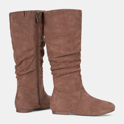 Jeossy Women's 941 Knee High Boots, Falt Slouch Boots, Tall Fall Boots Pull on