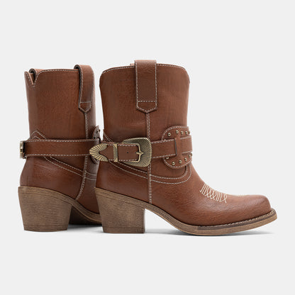 Jeossy Women's 9200 Western Ankle Boots