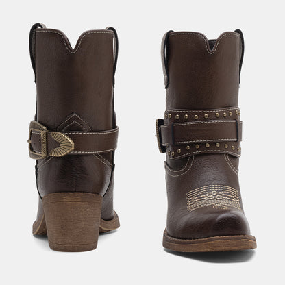 Jeossy Women's 9200 Western Ankle Boots
