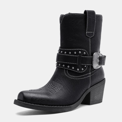 Jeossy Women's 9200 Western Ankle Boots