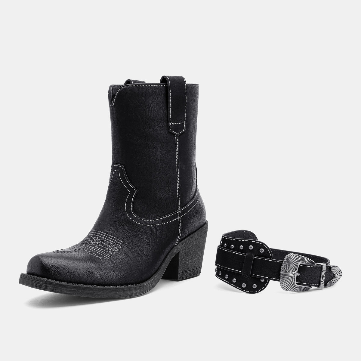 Jeossy Women's 9200 Western Ankle Boots