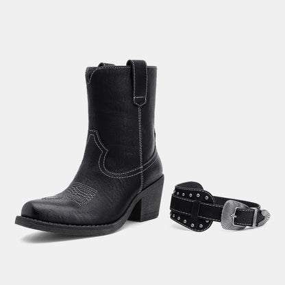 Jeossy Women's 9200 Western Ankle Boots