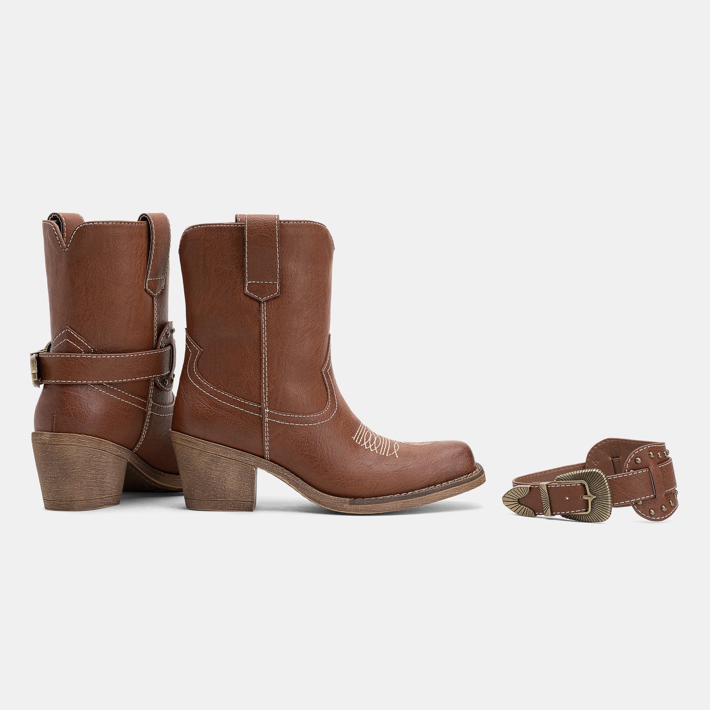 Jeossy Women's 9200 Western Ankle Boots