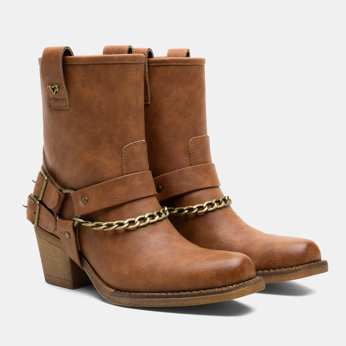 Jeossy 9205 Women's Western Ankle Booties with Studded Strap