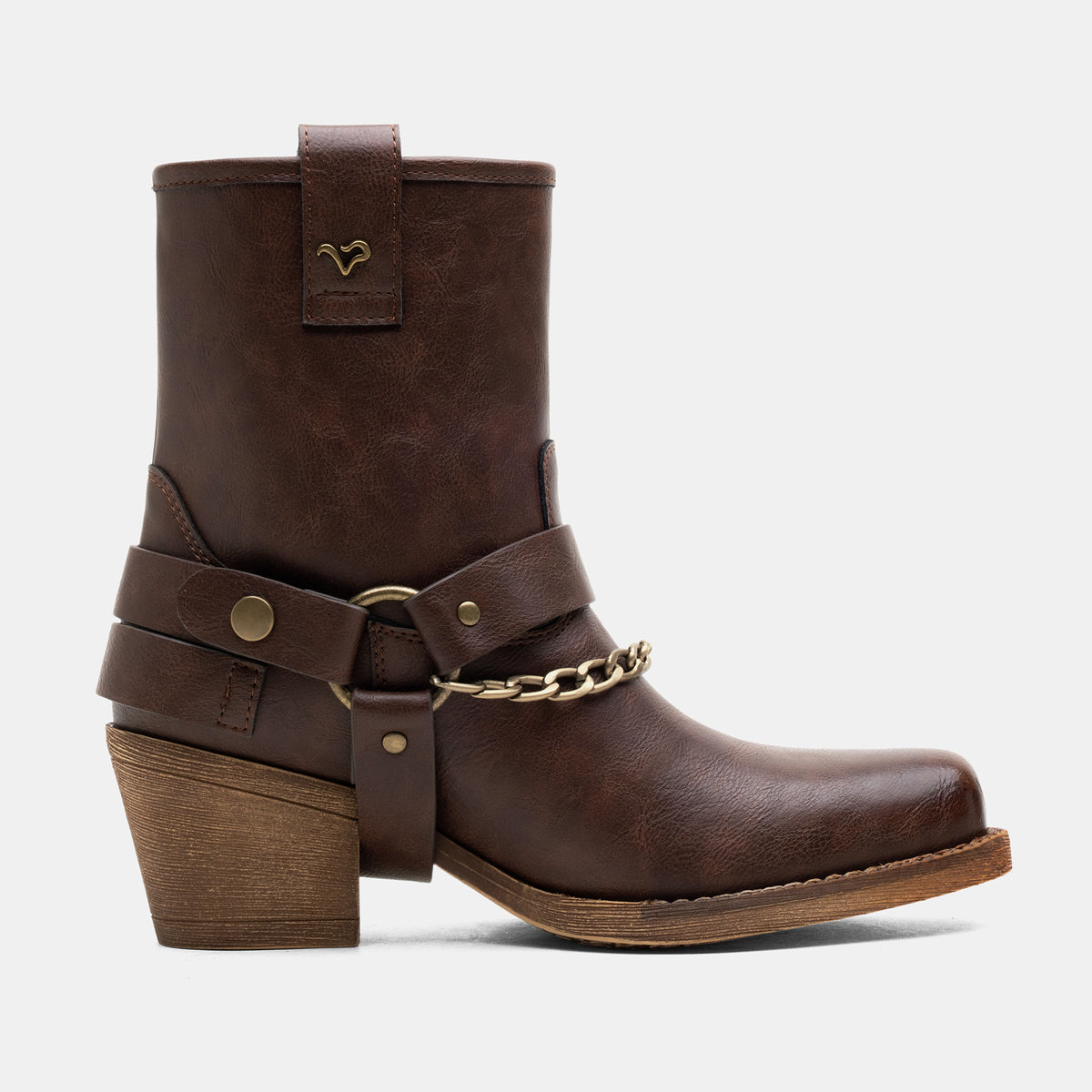 Jeossy 9205 Women's Western Ankle Booties with Studded Strap