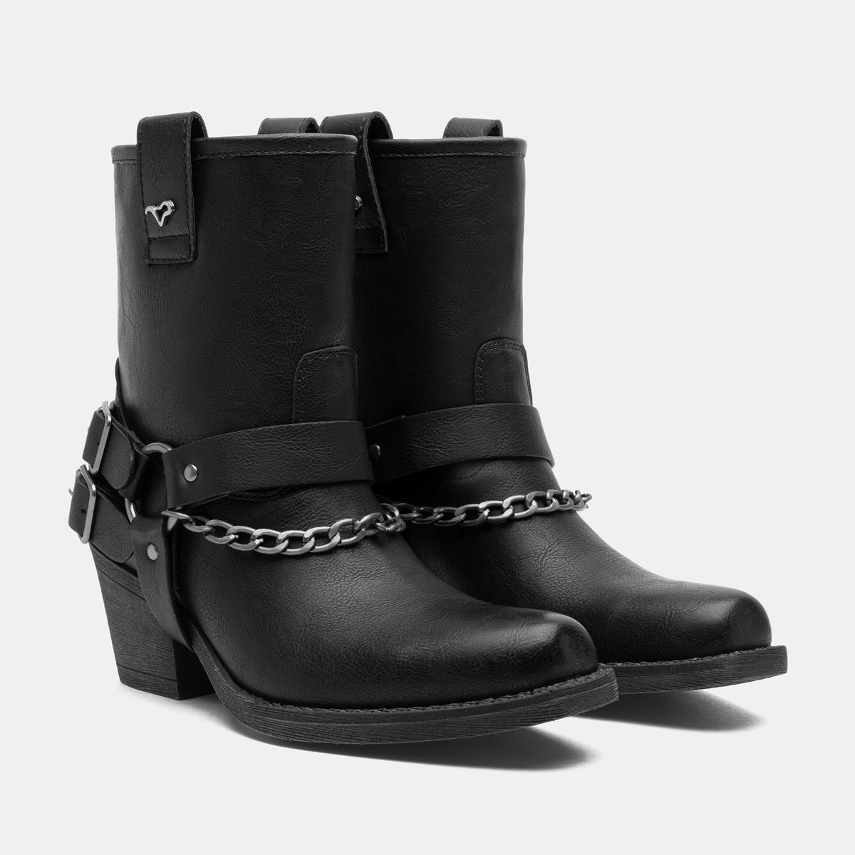 Jeossy 9205 Women's Western Ankle Booties with Studded Strap