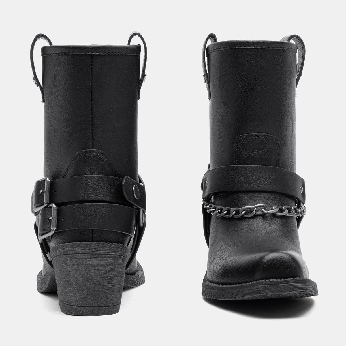 Jeossy 9205 Women's Western Ankle Booties with Studded Strap