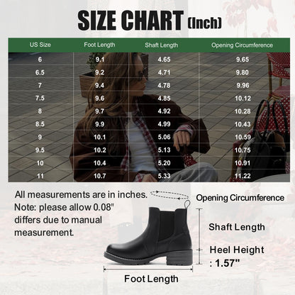 Jeossy 9506 Women's Chelsea Low Heel Ankle Boots