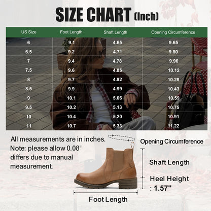 Jeossy 9506 Women's Chelsea Low Heel Ankle Boots