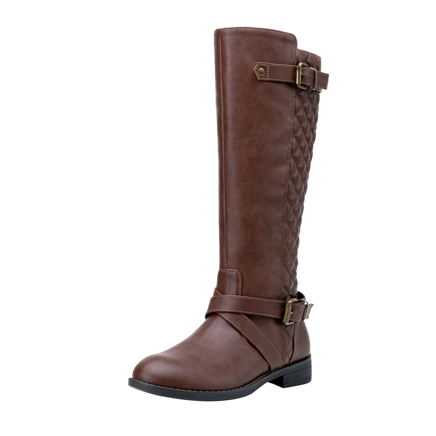 Women's 950+951  Knee High Riding Boots Metal Buckle Calf Boot