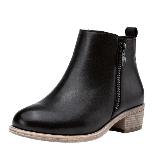 Jeossy Women's 905L Ankle Boots Thick Heel Low Heeled Booties for Women